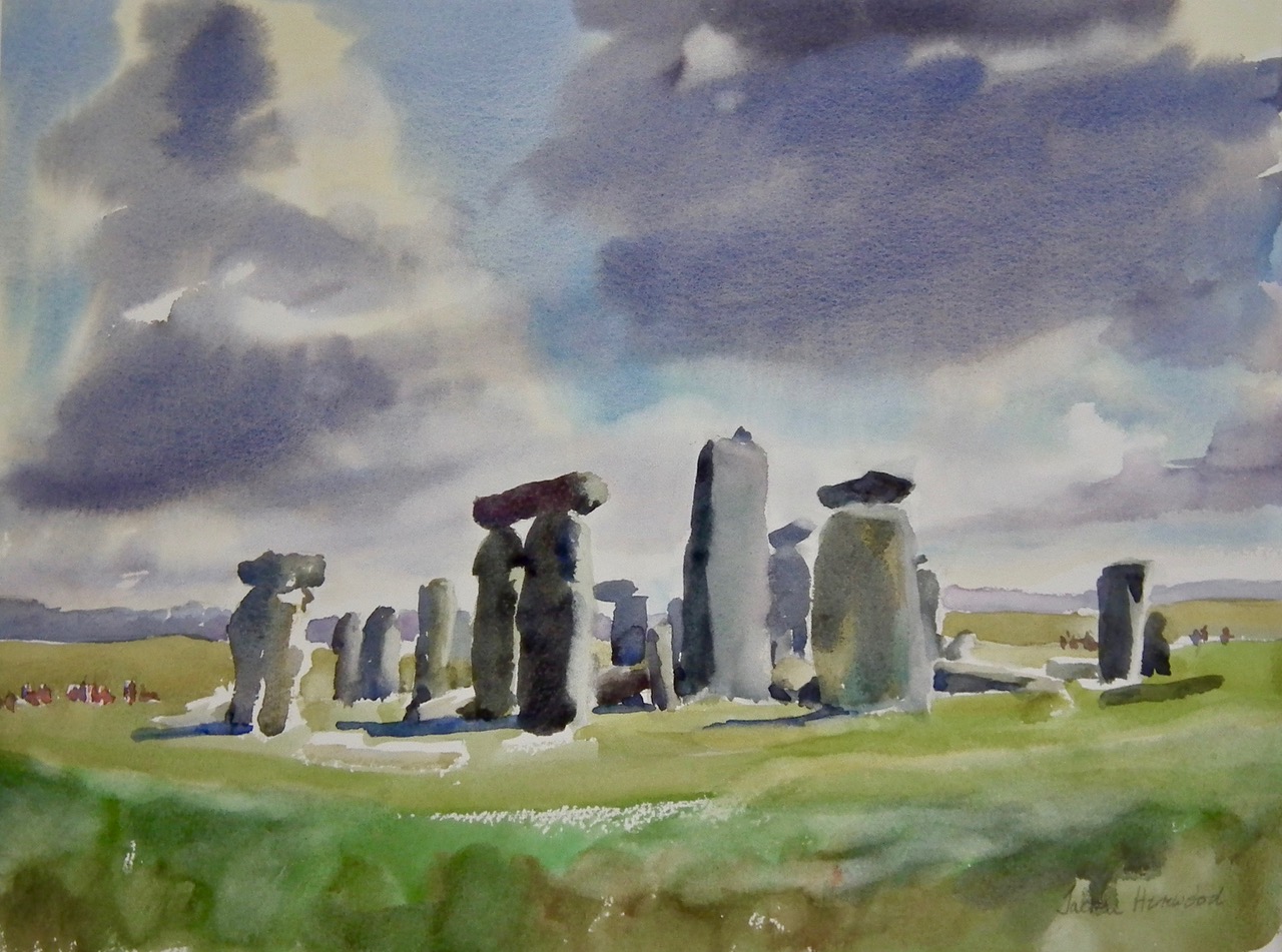 Windy Day at Stonehenge